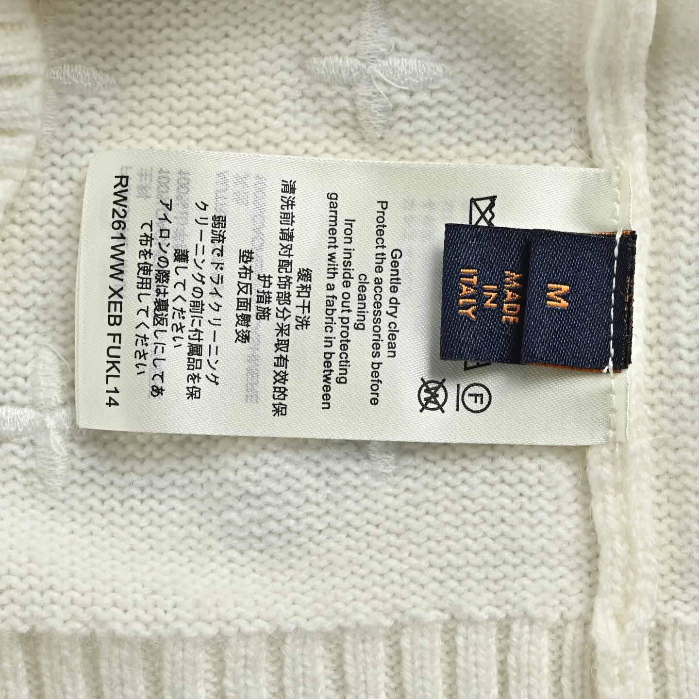 Louis Vuitton/Louis Vuitton 26ss women's presbyopic embroidered knitted short sleeves